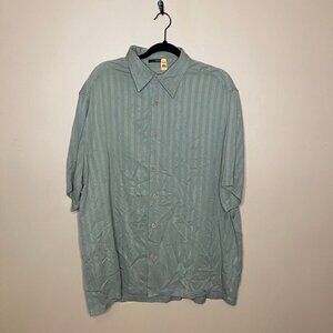 Classic Men's Short Sleeve Silk Shirt